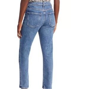 AGOLDE Toni Mid Rise Straight Jeans Womens 26 Dime Slim Fit Classic Casual Eco